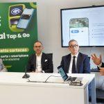 Conferenza sul nuovo sistema di biglietteria digitale Cal Tap & Go per viaggiare smart senza biglietto cartaceo.